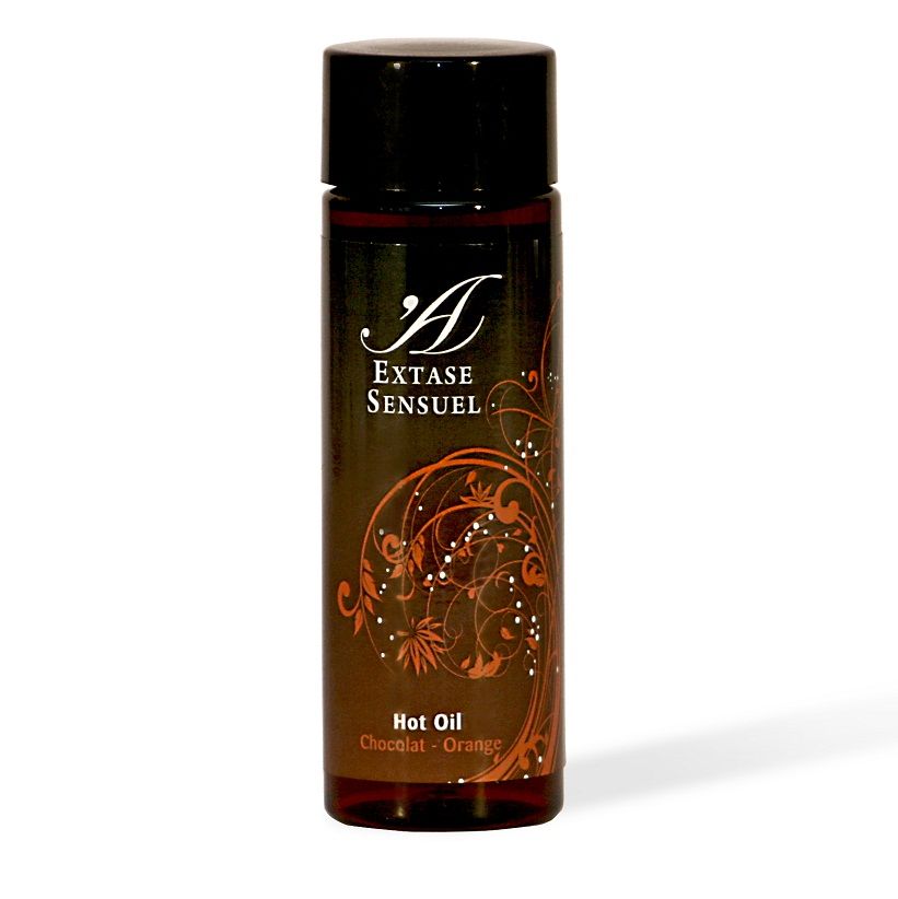 Huile de massage chauffante chocolat orange 100 ml — détail produit