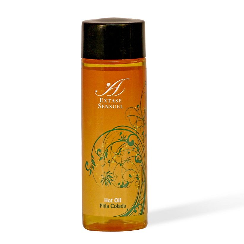 Huile de massage chauffante piña colada 100 ml — détail produit
