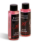 Huile de massage sensorielle effet frais fraise — détail produit