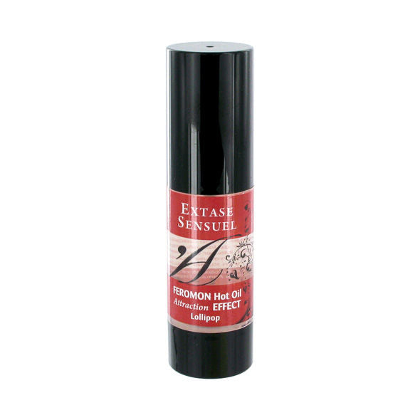 Huile de massage chauffante saveur sucette 30 ml — détail produit