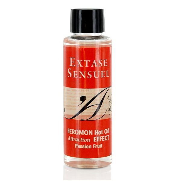 Huile de massage effet thermique aux fruits de la passion — détail produit