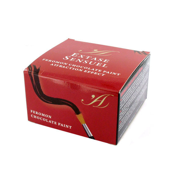 Peinture corporelle comestible chocolat 50 ml — vue de dos