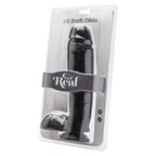 get real gode 25 5 cm avec boules noires