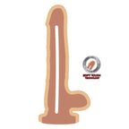 get real gode double densite 18 cm balles peau