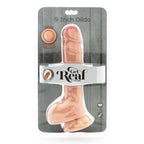 get real gode double densite 25 5 cm balles peau