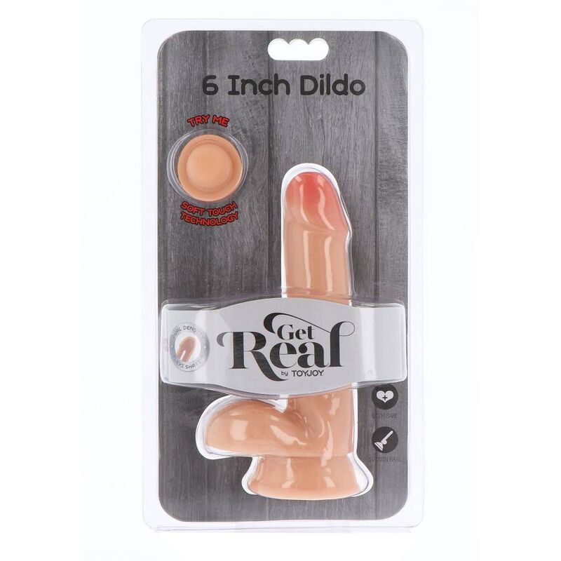 get real gode double densite 17 cm balles peau