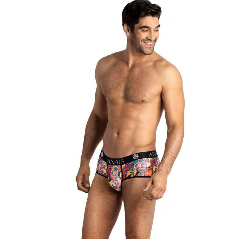 Slip homme Comics modal polyamide coupe sportive — détail texture surface