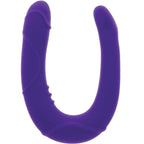Double gode réaliste en silicone forme U — vue principale