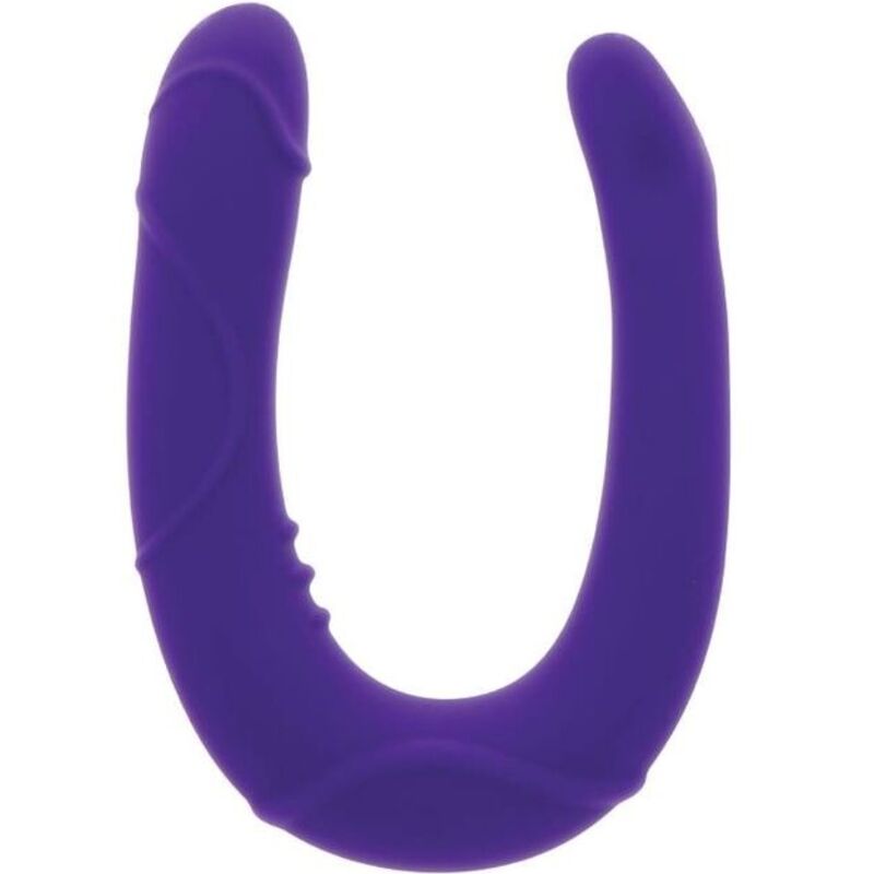 Double gode réaliste en silicone forme U — vue principale
