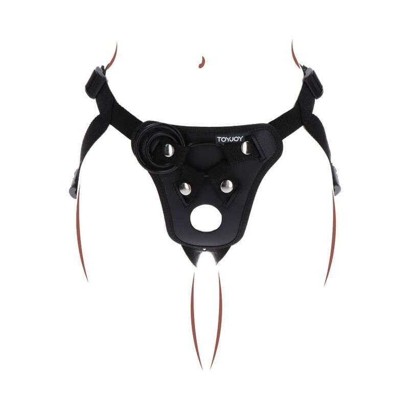 get real harnais de plaisir strap on noir