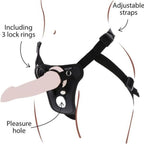 get real harnais de plaisir strap on noir