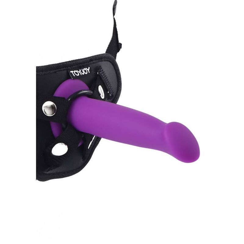Gode ventouse en silicone violet — détail produit
