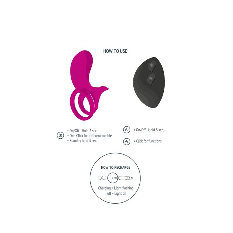 xocoon bague stimulateur de couples fuchsia