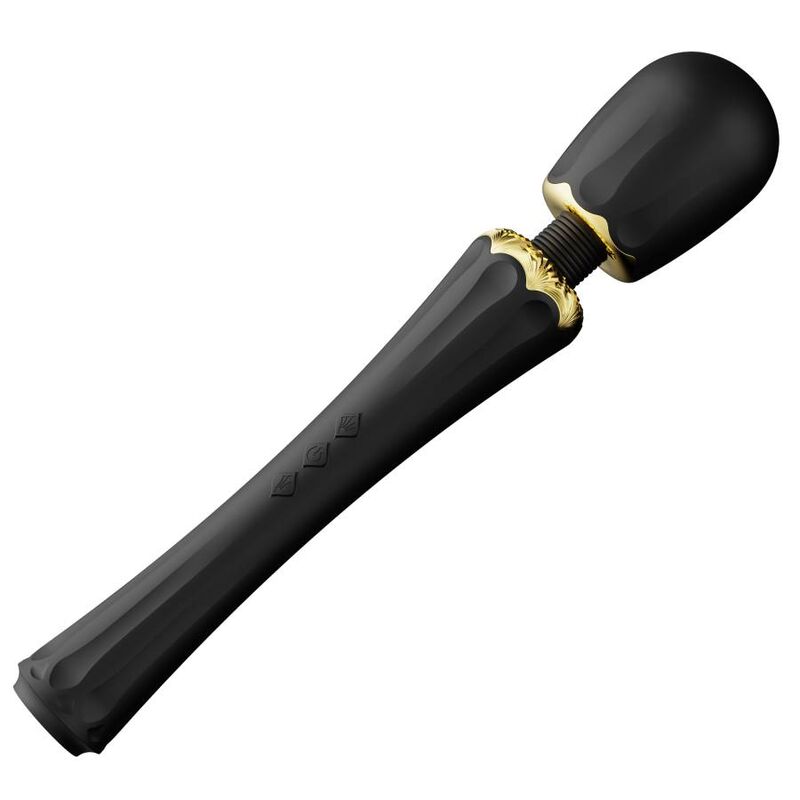Baguette vibrante Kyro silicone à embouts interchangeables — détail texture surface
