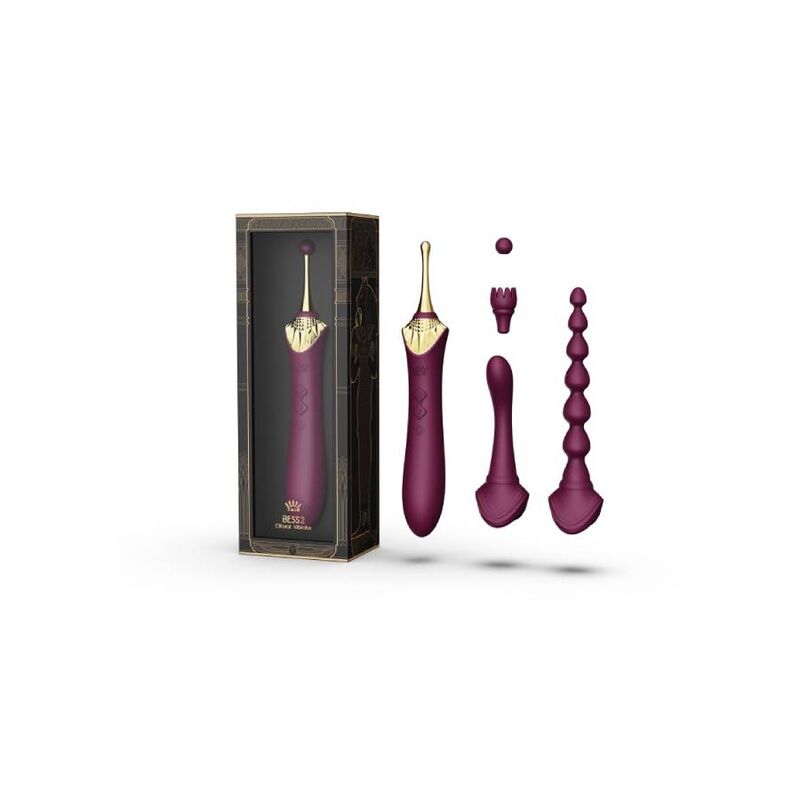 Stimulateur clitoridien Zalo Bess 2 silicone noir