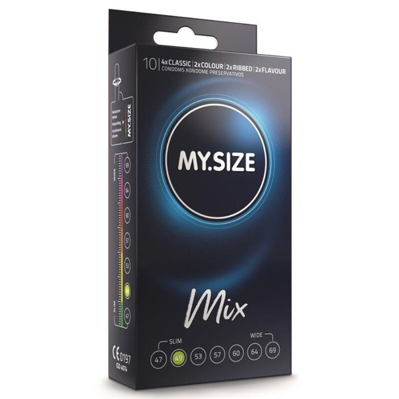 Mix préservatifs 10 unités My Size — vue principale