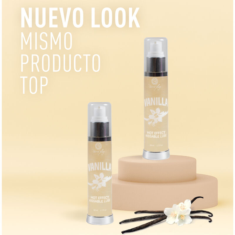 Lubrifiant 2-en-1 effet chaleur vanille 50 ml — vue de dos