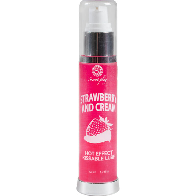 Lubrifiant 2-en-1 effet chaleur fraise et crème 50 ml — vue principale