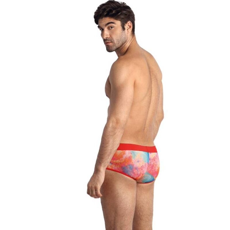 Slip homme lycra imprimé banane Falcon — vue rapprochée