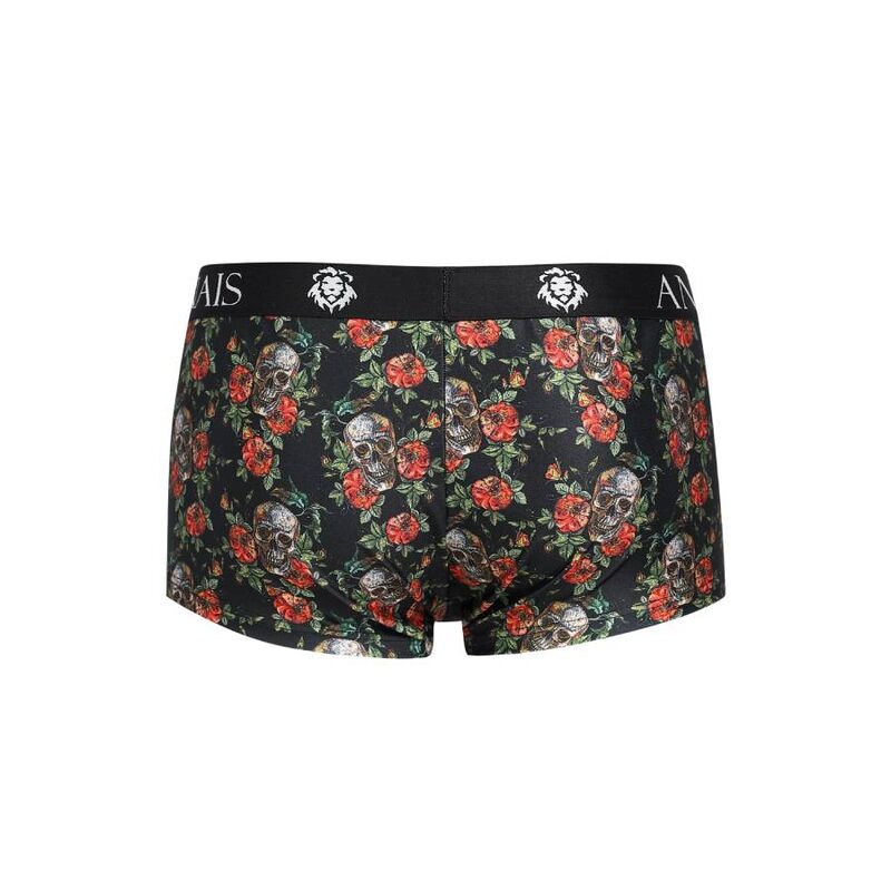 Boxer homme imprimé roses et têtes de mort — comparatif dimensionnel