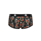 Slip homme jambes courtes roses et têtes de mort — comparatif dimensionnel