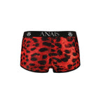 Boxer homme microfibre rouge imprimé animal Sauvage — vue de dos