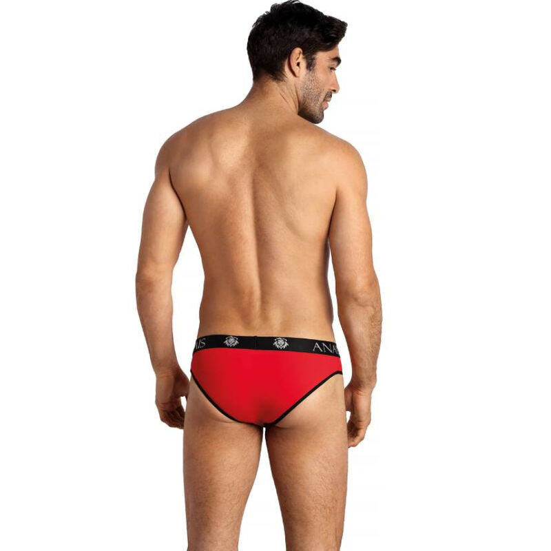 Slip homme microfibre rouge Soul — vue rapprochée
