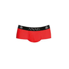 Slip homme microfibre sportif rouge et noir — vue de profil