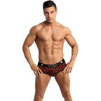 Jockstrap homme microfibre Tribal imprimé animal — détail produit