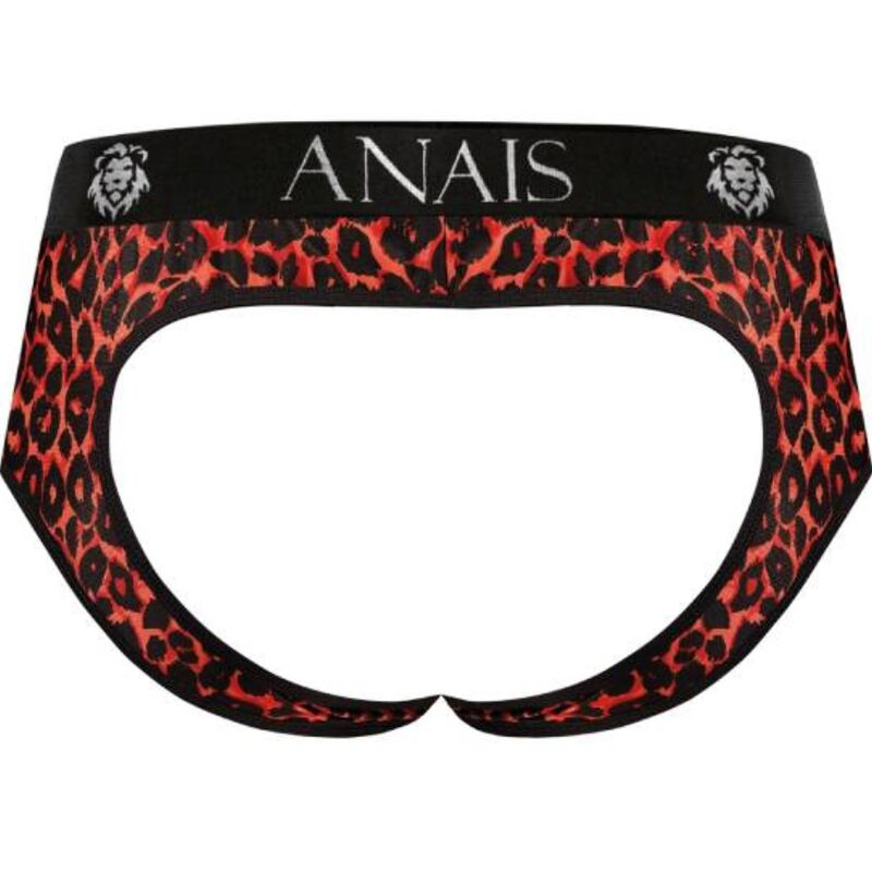 Jockstrap homme microfibre Tribal imprimé animal — vue de dos