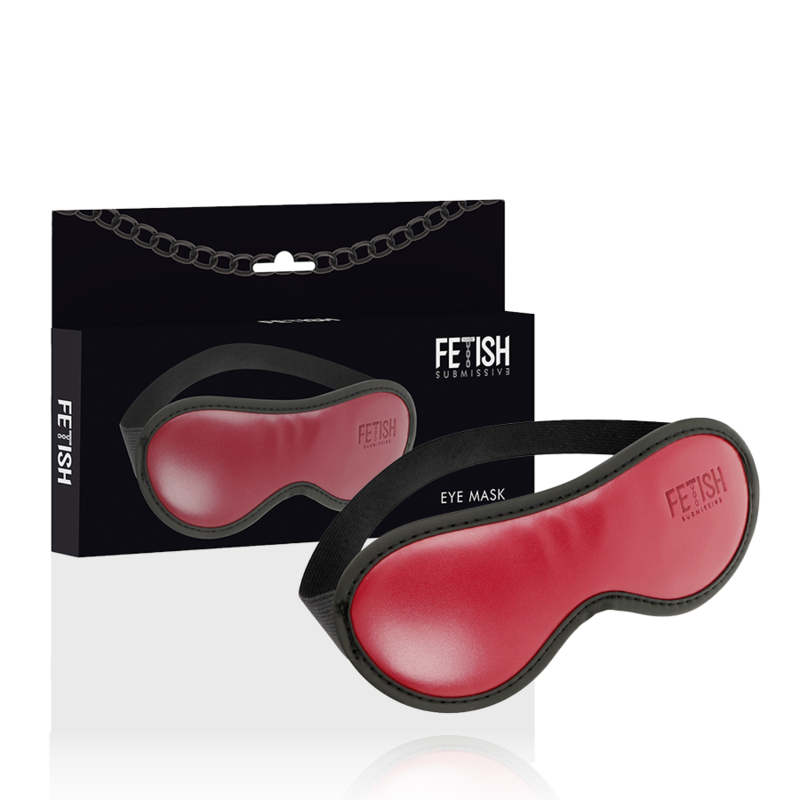 Masque élastique cuir végan doublure néoprène — détail produit