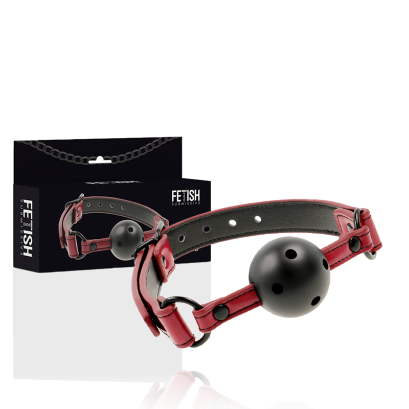 fetish submissive dark room baillon respirant