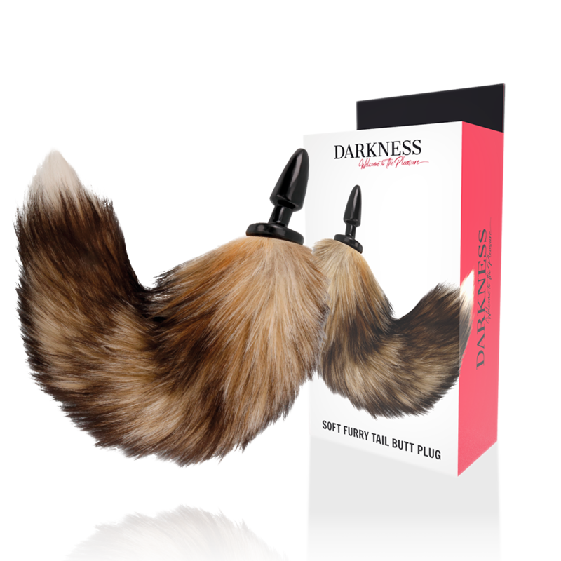 Plug anal queue animale en silicone — vue principale