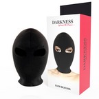 Masque de soumission noir spandex — vue principale