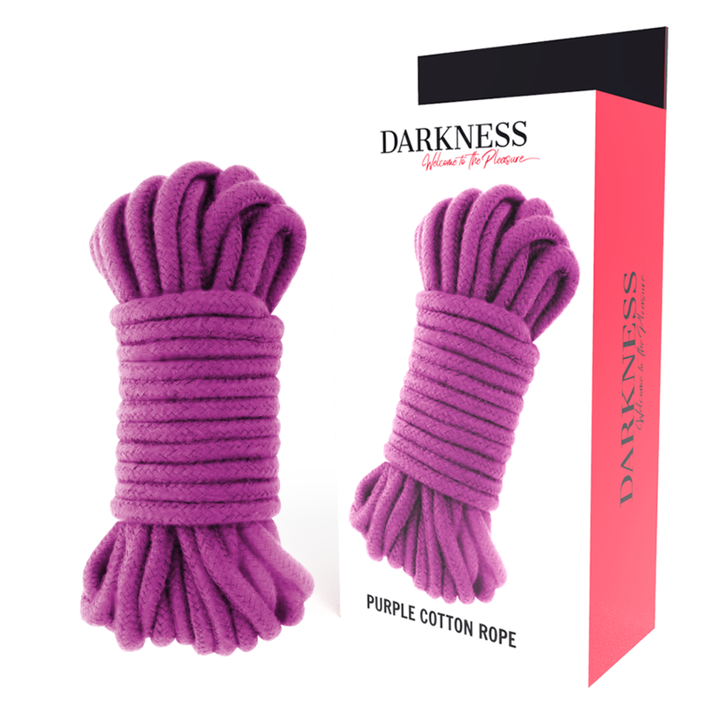 Corde japonaise coton 5 m violet — vue principale