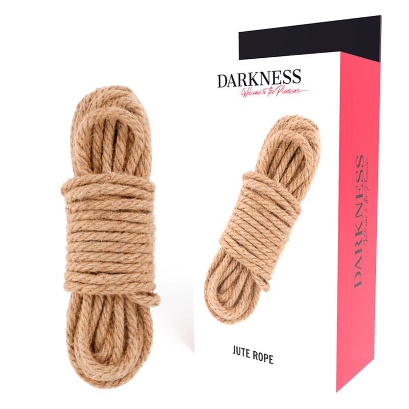 Corde de bondage japonaise en jute — comparatif dimensionnel