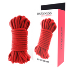 Corde de bondage japonaise en coton pour Shibari — détail design