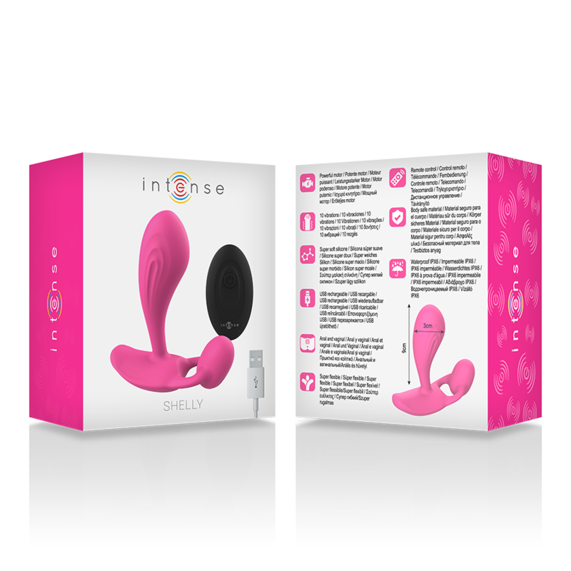 Plug anal vibrant Shelly avec télécommande — détail texture surface