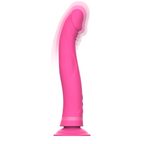 Gode vibrant silicone rose double densité Michelangelo — vue principale