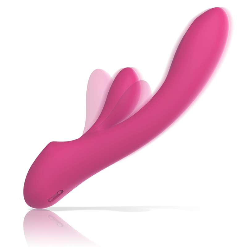 intense vibrateur luigi rabbit silicone liquide rose