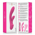 intense vibrateur luigi rabbit silicone liquide rose