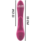 intense vibrateur luigi rabbit silicone liquide rose