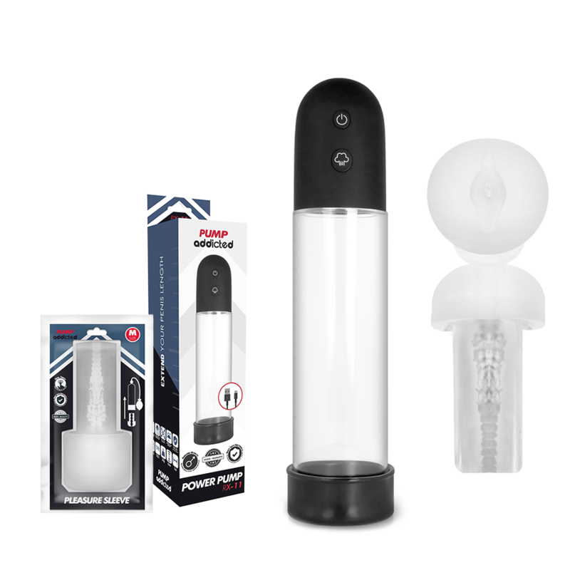 Pompe à pénis automatique RX11 avec masturbateur — détail produit