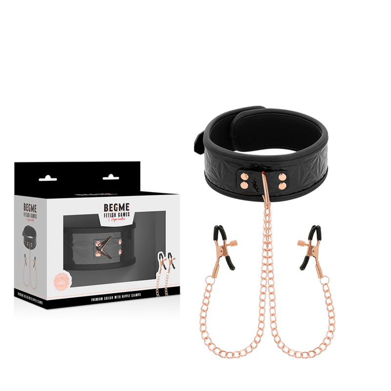 begme black edition collier begme black edition avec pinces a metons