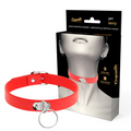 Collier cuir vegan réglable fétiche BDSM — vue principale