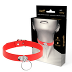 Collier cuir vegan réglable fétiche BDSM — vue principale