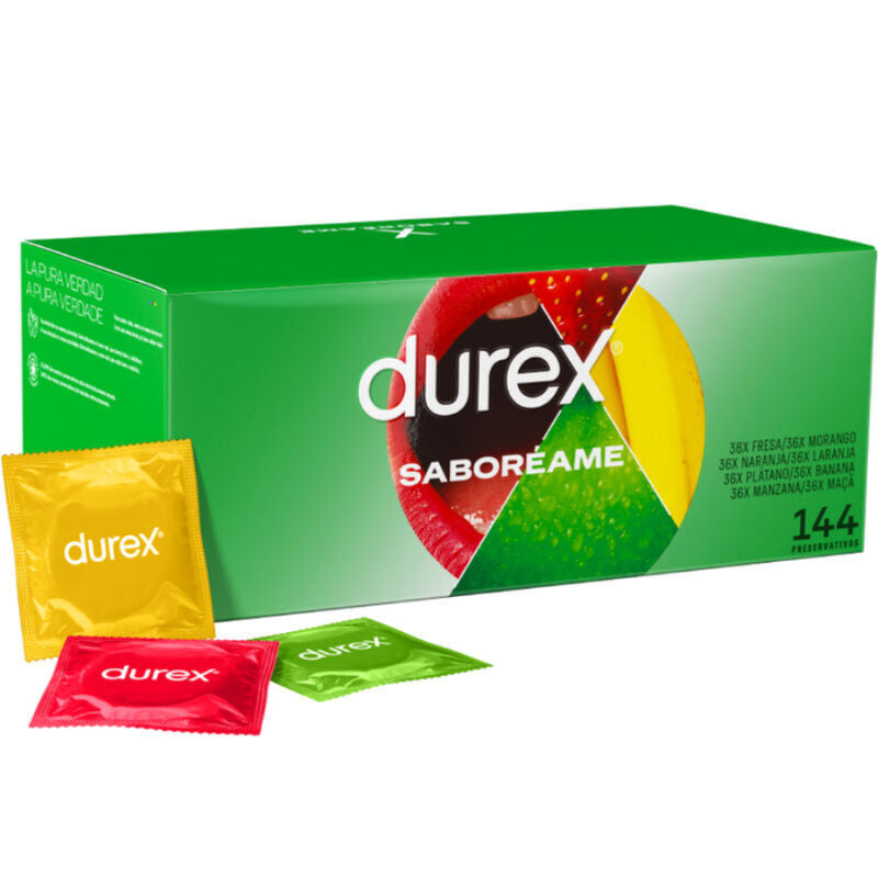 Préservatifs aromatisés fruités multicolores x144 — vue principale