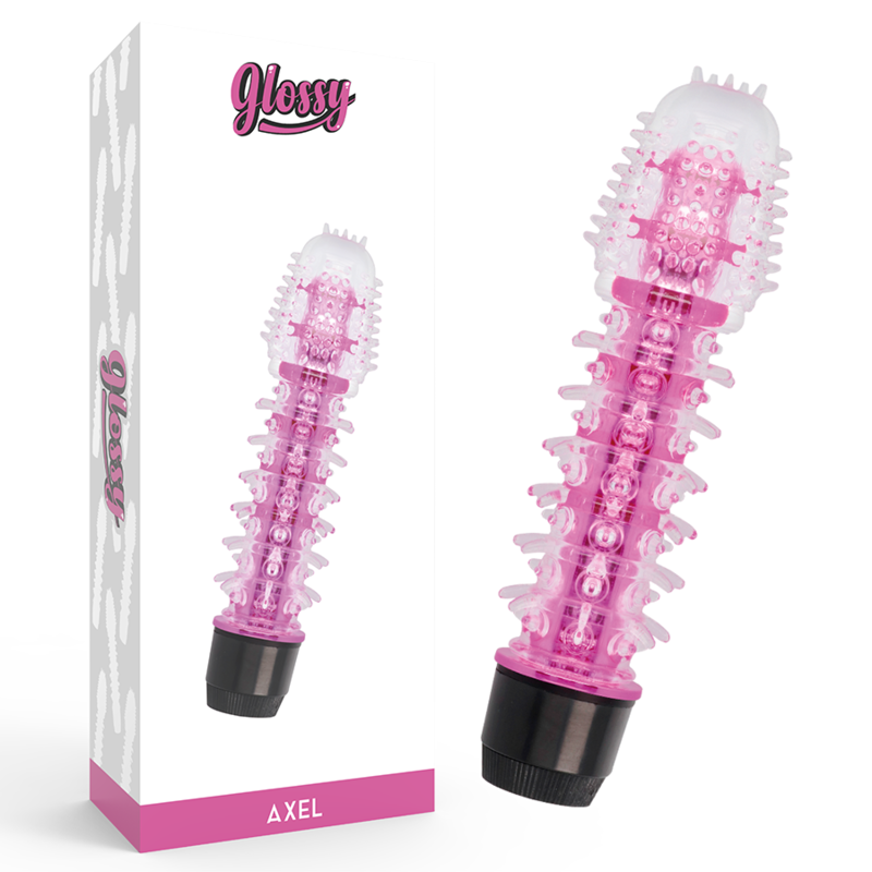 Mini vibromasseur Axel Glossy TPE