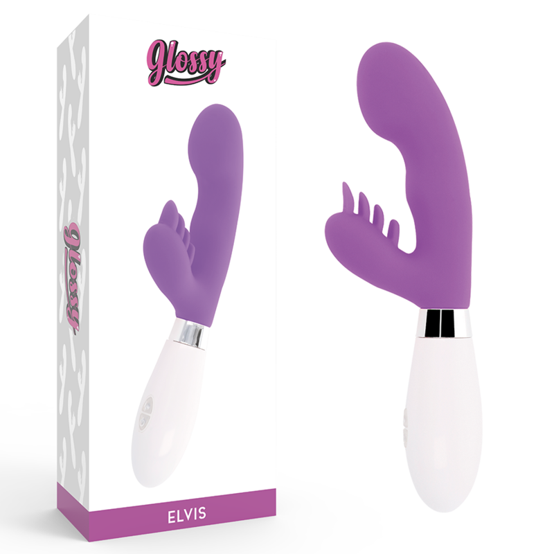 Rabbit vibromasseur Elvis Glossy silicone