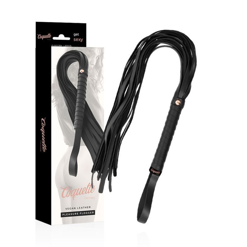 coquette chic desire fouet fantaisie en cuir vegan
